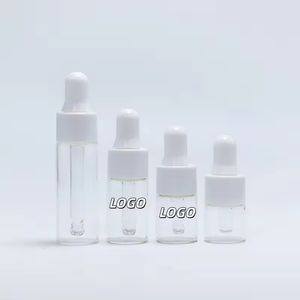 จัดส่งภายใน 2 วัน ขวดน้ำหอมขนาด 5 มล. ขวดแก้วใสขนาดเล็กพร้อมหลอดหยดสำหรับน้ำมันหอมระเหย - Product Image 1