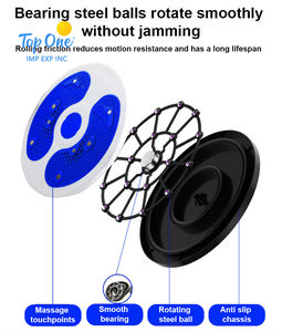 Top One Hanches Exercices des muscles abdominaux Fitness Foot Twist Balance Board Disque de torsion de la taille - Product Image 3