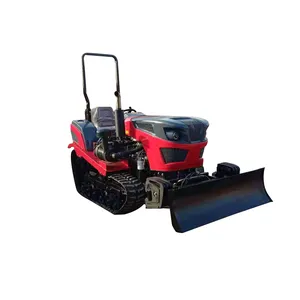 50hp new designed agricultural machinery and equipment remote control 80hp mini crawler cultivator mini crawler tractors for sal