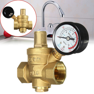 COVNA Commande Urgente Régulateur d'eau en laiton 3/4 pouce avec manomètre DN20 Réducteur de pression d'eau réglable - Product Image 5