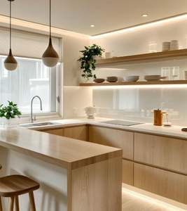 Juego de Muebles de Cocina Completo a Precio de Fábrica, Diseño Moderno de Gabinetes de Cocina Personalizados - Product Image 3