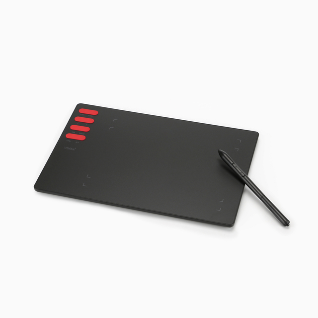 Hot Selling VINSA T505 Battery-free Pen 8192 Pressure Level Digital Drawing Graphic Pen Tablet