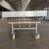 Tables roulantes hydroponiques pour serre