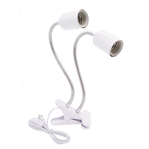 <span class=keywords><strong>Lampe</strong></span> chauffante à double tête <span class=keywords><strong>avec</strong></span> <span class=keywords><strong>pince</strong></span> UVA UVB Reptile Light pour tortue lézard serpent - Product Image 2
