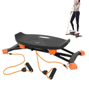 Appareil de fitness multifonctionnel pour la maison : simulateur de ski, mini-stepper, planche d'équilibre avec bandes de résistance - Product Image 1