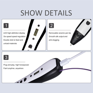 JER Pluma <span class=keywords><strong>3D</strong></span> en Oferta para <span class=keywords><strong>Adultos</strong></span> y Niños RP700C, Pluma de Impresión <span class=keywords><strong>3D</strong></span>, Los Mejores Juguetes <span class=keywords><strong>3D</strong></span> - Product Image 4