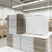 Boîte en carton blanc personnalisée pour les boules protéinées, emballage de collations en petites quantités, vente en gros avec impression de logo