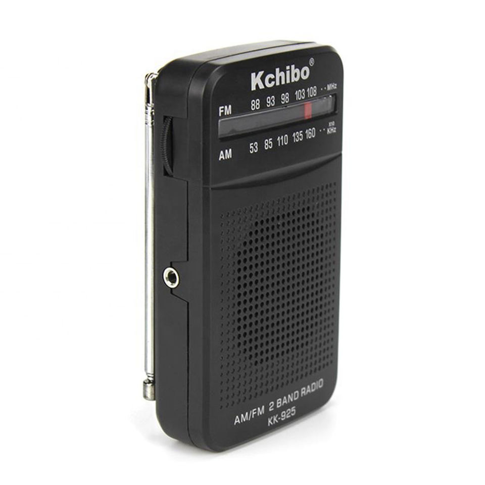 Portable AM FM Radio - Mini 2 Band Pocket Receiver with Built-In ...