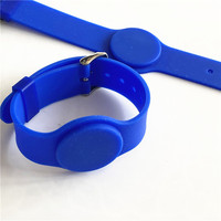 Bracelet intelligent NFC programmable par API SDK bleu, étanche, 13,56 MHz, 144 octets