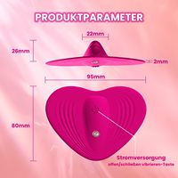 Leise starke Vibration G-Punkt Stimulator App Control Mini Ultra dünne Schmetterling tragbare Klitoris Höschen Vibratoren für Frauen
