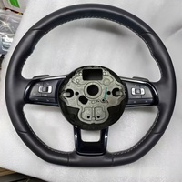 Volant en cuir noir pour Volkswagen VW Golf 7 6 5 8 MK7 MK6 MK5 MK8 GTI GTS GTD Polo 6r Passat CC Scirocco B7 B8 Jetta