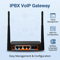 Sistema Telefónico IP PBX Inalámbrico SOHO 4G LTE VoIP para Oficina en Casa, Compatible con Clientes SIP y Comunicación Interna