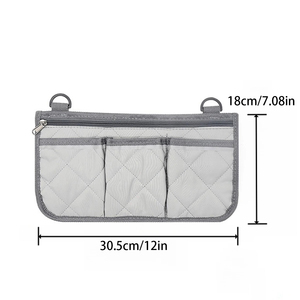 Sac latéral en tissu non tissé pour fauteuil roulant et chaise de plage, avec bande réfléchissante, pour équipement mobile mural à roulettes - Product Image 6