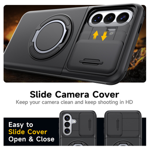 Custodia scorrevole per fotocamera da auto per Samsung Galaxy A37 con cavalletto e slot per carte, compatibile con A57 A27 A17 A56 A36 A26, antiurto - Product Image 4
