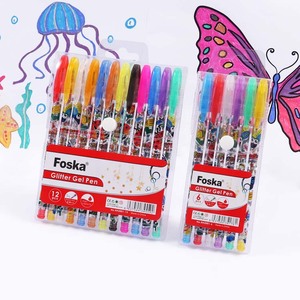 Foska muestras gratis brillo 1mm punta 40% más tinta bolígrafos <span class=keywords><strong>de</strong></span> <span class=keywords><strong>Gel</strong></span> <span class=keywords><strong>de</strong></span> colores para colorear <span class=keywords><strong>libro</strong></span> dibujo garabatos álbum <span class=keywords><strong>de</strong></span> recortes diario - Product Image 1