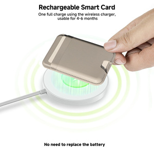 Portefeuille MagSafe <span class=keywords><strong>double</strong></span> système, compatible Apple Find My et Android Find Hub, traceur GPS anti-perte, porte-cartes magnétique, portefeuille intelligent, prêt à être expédié - Product Image 3
