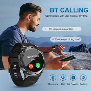 T53 BT Talking Watch AMOLED Screen Heart Rate oximetry huyết áp giám sát ba quốc phòng Smartwatch - Product Image 5