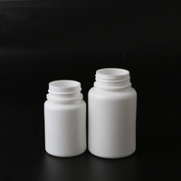 Bouteilles de bocaux en capsules HDPE à large ouverture de qualité alimentaire 15ml 20ml 30ml 50ml 80ml 100ml 150ml Tablettes de médicaments Bouteilles d'emballage de pilules