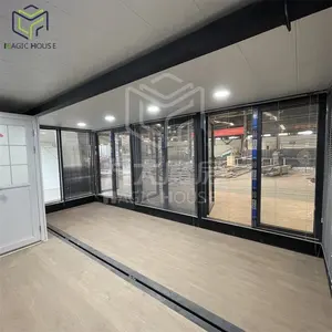 China Expandable Container House Magic House China Luxury Prefabricated Foldable Expandable Container Houses