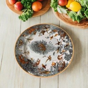 Wholesale 10 Inch Luxury Dinner Plates Bone China Porcelain with Color Enamel Plant Pattern for Home or As Elegant Gifts - Product Image 2
