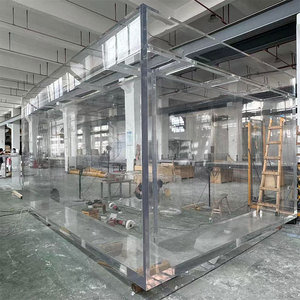 Diseño personalizado de fábrica, tu propio acuario acrílico, hogar único para peces, PC de plástico, pecera, uso de agua de 220V empaquetado en bolsas de Caja - Product Image 1