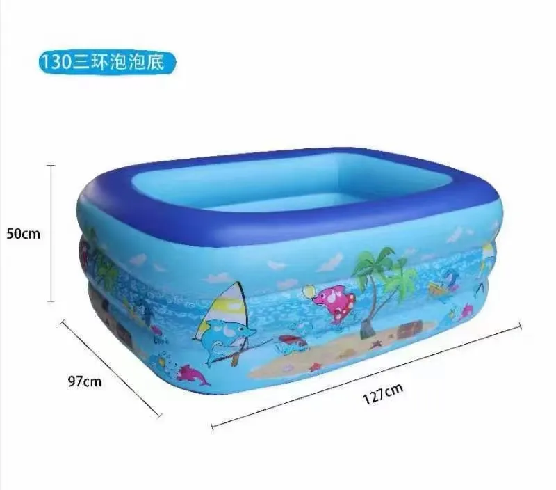 Hot Selling Hersteller Custom ized Wonderful Infla table Pool 2 Ring Aufblasbarer Pool mit Herzform