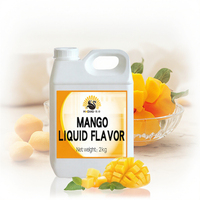 Hoog geconcentreerde Aziatische mango vloeibare aroma-olie poeder, fruitachtige geur, kunstmatige fruitgeur voor sap en ijs.