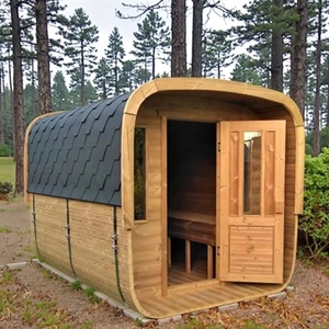 Sauna Exterior de Madera Sólida <span class=keywords><strong>Super</strong></span> 3kw con Función de Vapor Húmedo, Capacidad para 4-<span class=keywords><strong>8</strong></span> Personas, 1200W, Control por Computadora - Product Image 4
