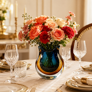 <span class=keywords><strong>Vase</strong></span> en verre artistique en forme de hibou, <span class=keywords><strong>vase</strong></span> à fleurs épais soufflé à la main pour centre de table et décoration intérieure - Product Image 2