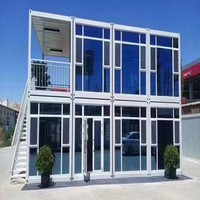 Maison modulaire préfabriquée à construction rapide pour camp de construction et bureau de chantier