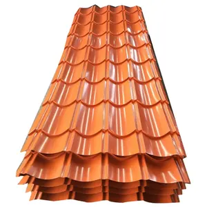 <span class=keywords><strong>Feuille</strong></span> de bobine en acier zingué PPGI prépeinte laminée à froid Aluzinc Galvalume tôle de toiture ondulée en acier galvanisé - Product Image 2