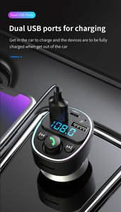 Chargeur de voiture <span class=keywords><strong>USB</strong></span> TF de type C avec émetteur FM de musique <span class=keywords><strong>Autoradio</strong></span> stéréo pour <span class=keywords><strong>kit</strong></span> audio <span class=keywords><strong>Bluetooth</strong></span> et lecteur MP3 - Product Image 5