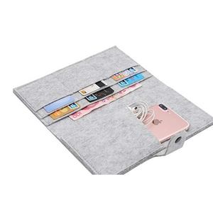 Felt Slim <b>Wallets</b> Short Length Large Capacity Anti-Theft Cash Clutch Purses <b>Card</b> <b>Holder</b> Soft Polyester Korean Fashion <b>Lady</b> - Product Image 3