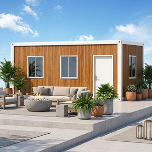 Maison conteneur modulaire préfabriquée en acier économique avec chambre et atelier pour usage commercial, garantie de plus de 5 ans - Product Image 1