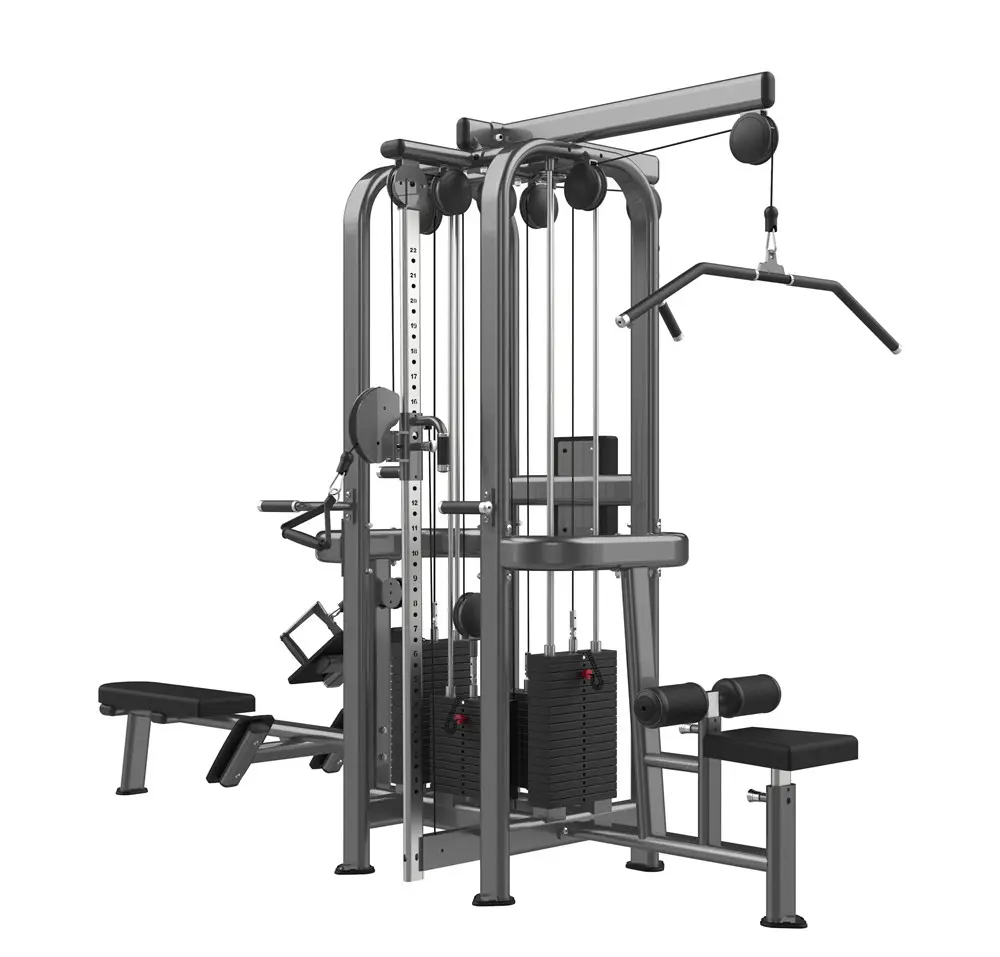 Multi Functies Zware Commerciële Jungle Fitness Gym Apparatuur 4 Stations Machine RF-1005