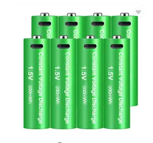 标志品牌定制锂离子1.5V USB充电电池锂离子AA AAA充电电池1.6V NiZn电池