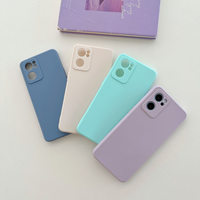 Coque de téléphone en silicone liquide souple TPU pour OnePlus CE CE2 CE3 Lite Nord N200 5G 2T 10T ACE Pro 11R N30, coque arrière de téléphone colorée
