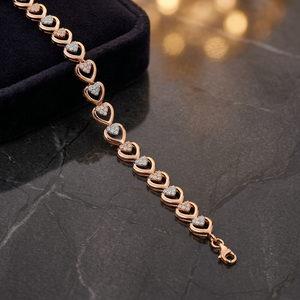 Elegante Pulsera con Dijes de Pétalos y Diseño de Cuentas, Accesorio de Joyería de Moda para Mujeres y Adolescentes, Ideal para Uso Diario y Regalos para Fiestas - Product Image 2