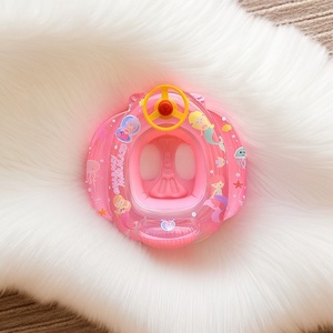 Phao bơm hơi có tay lái cho trẻ sơ sinh trẻ mới biết đi trẻ em Vòng bơi bơm hơi - Product Image 6