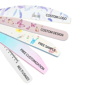 Chuyên Nghiệp Tùy Chỉnh Thiết Kế Màu Tím Móng Tay Tập Viên Kim Cương Hình Kim Cương Bộ Đệm Cho Salon Sử Dụng Bán Buôn Miếng Bọt Biển Đệm Khối - Product Image 5