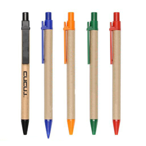 Stylo à bille en papier recyclé Stylo en papier kraft écologique pour la promotion - Product Image 6