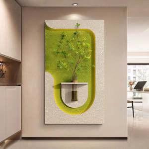 आधुनिक दीवार कला uv कट सैंडस्टोन सजावटी पेंटिंग - Product Image 4