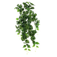 Buisson de bégonia artificiel suspendu, fleurs et feuillage en cascade colorés pour une décoration vibrante de jardin, patio et espaces commerciaux intérieurs/extérieurs