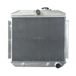 Radiatore classico tutto in alluminio per <span class=keywords><strong>Chevrolet</strong></span> <span class=keywords><strong>Bel</strong></span> <span class=keywords><strong>Air</strong></span> 6 cilindri 1955 1956 - Product Image 1