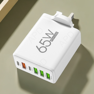 Cargador PD inalámbrico de 65W para iPhone 15/16 <span class=keywords><strong>iPad</strong></span> para Apple Watch-Placas de <span class=keywords><strong>carga</strong></span> rápida del Reino Unido Material GAN ABS para teléfonos móviles Portátiles - Product Image 4