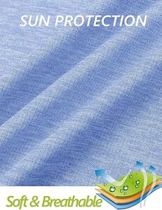 Chemises <span class=keywords><strong>de</strong></span> soleil pour femmes OEM UPF 50+, manches longues, col zippé 1/4, séchage rapide, pour la pêche, l'entraînement, la randonnée, la course à pied, vêtements <span class=keywords><strong>de</strong></span> sport - Product Image 6