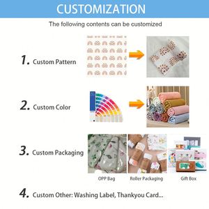Wholesale Soft Animals Print 70% Bamboo 30% Cotton 2 Layers All-Season Baby Muslin <b>Swaddle</b> Receiving <b>Blankets</b> for Newborn - Product Image 5