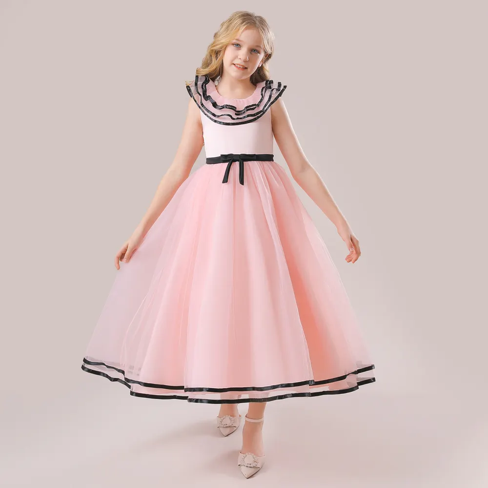 New Girls Casual Dress Girls Spring Princess Kids Wear Dress Fashion Cute sleeveless Children Princess Dress