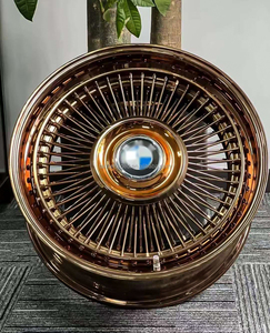 Roues à rayons en deux pièces dorées Roues de voiture de tourisme forgées pour Benz Amg <span class=keywords><strong>Mansory</strong></span> Gls63 G63 pour <span class=keywords><strong>Audi</strong></span> <span class=keywords><strong>R8</strong></span> Rs7 pour Porsche Cayenne - Product Image 5