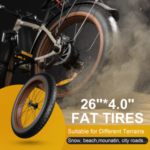 Wholesales 26 Inch Road Bike 1000W Motor Fat Tire Ebike Mountain for Adult F1 Bike 1000W F1 F1 - Product Image 4
